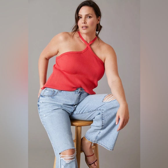 Anthropologie T.La Ribbed Halter Tank - Picture 9 of 14